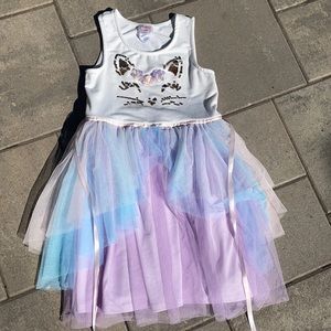 Pinky Little Girls Ruffle Dress